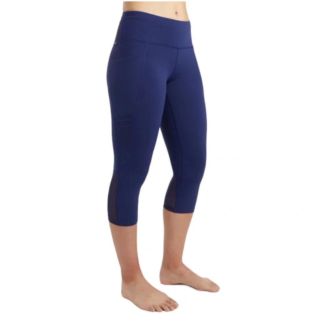 NWT Navy Oiselle Running Leggings, Blue Leggings - Picture 3 of 11